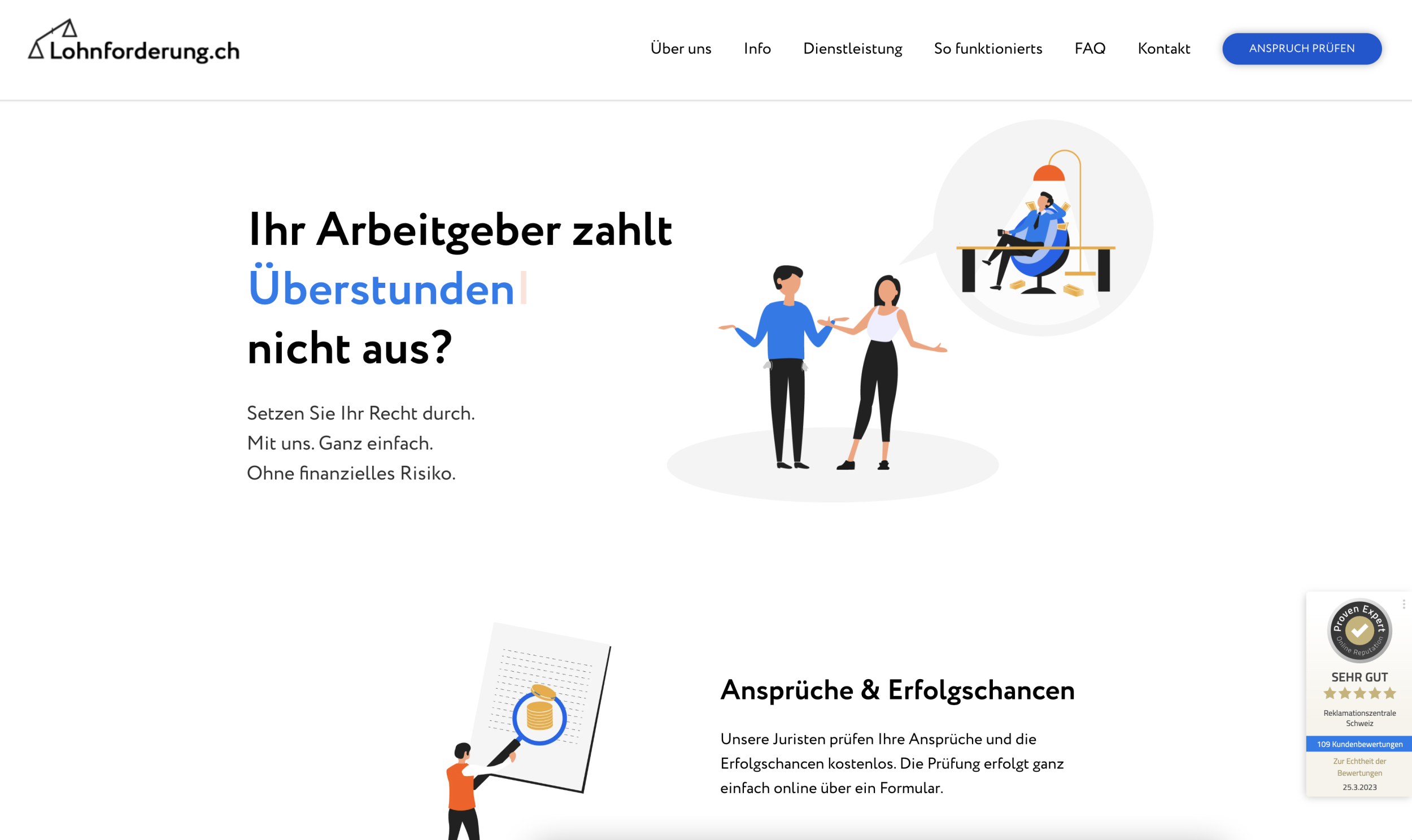 Lohnforderung.ch
