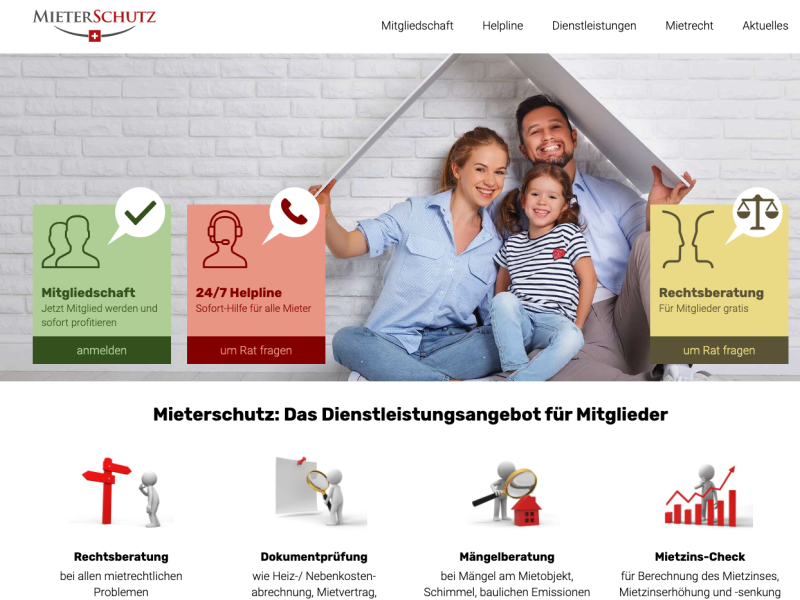 Abofalle Mieterschutz Schweiz MSS GmbH. Betreibung statt Beratung
