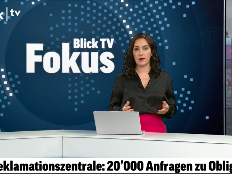 Rechnungen von Obligo - Blick TV berichtet im Interview mit uns darüber