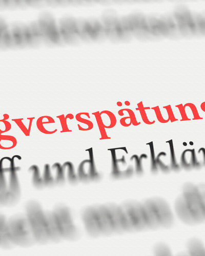 Vorlage Forderung Entschädigung bei Flugverspätung
